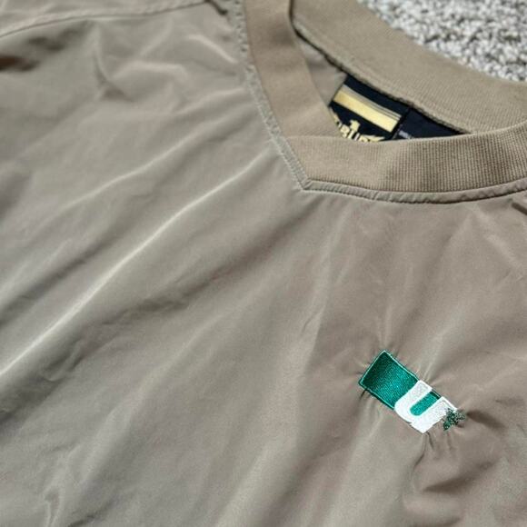 Green and khaki vintage windbreaker Logo Embroidered - Picture 2 of 6